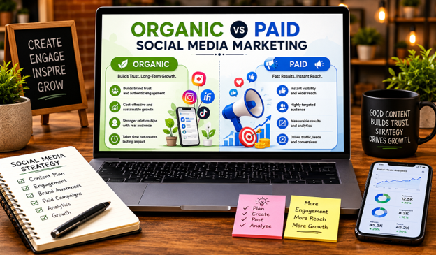 Organic vs Paid Social Media Marketing: Which Strategy Is Right for Your Business?