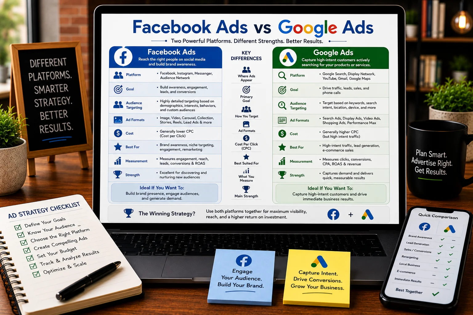 Facebook Ads vs Google Ads